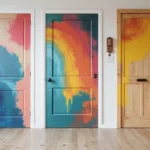 30 Bedroom Door Painting Ideas Creative & Unique