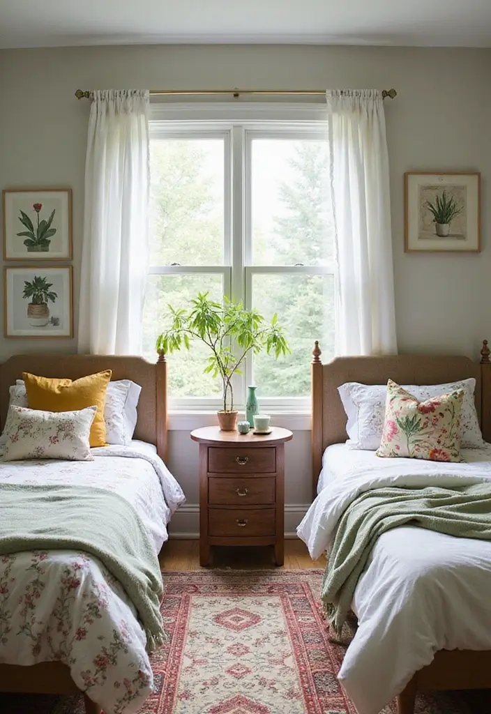 30 Brother and Sister Shared Bedroom Ideas That Balance Both Styles - 10. Outdoor-Inspired Decor