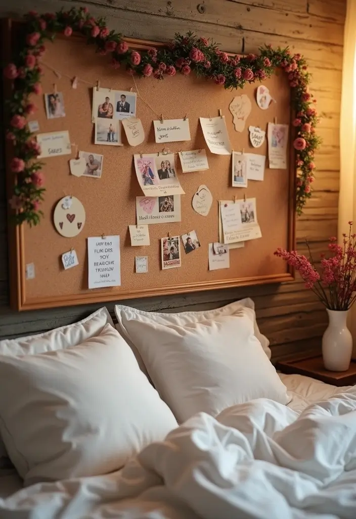 30 Cork Board Ideas for Bedroom Aesthetic That Inspire You Daily - 24. Relationship Goals Board