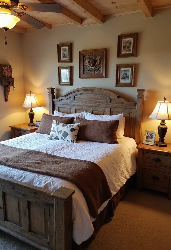 30 Cow Print Bedroom Ideas That Feel Fun & Trendy - 7. Sweet Cow Print Accents