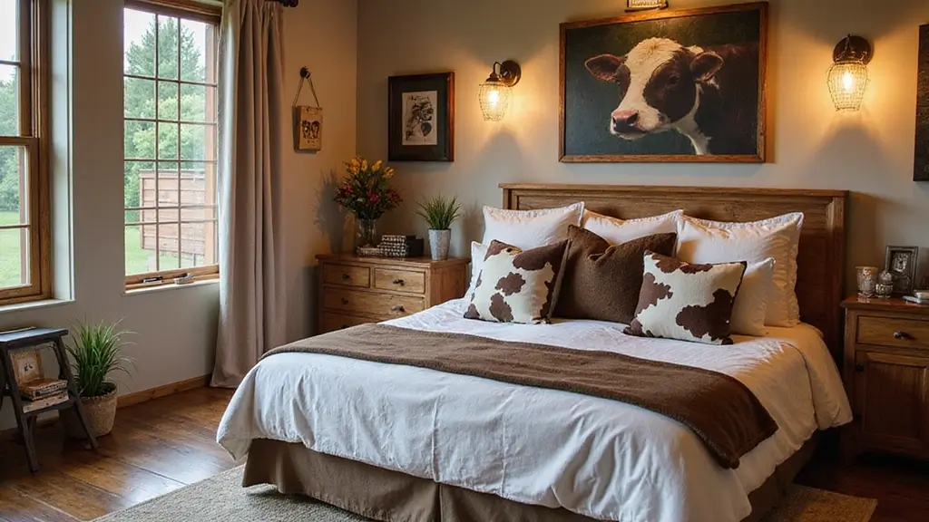 30 Cow Print Bedroom Ideas That Feel Fun & Trendy 6 30 Cow Print Bedroom Ideas That Feel Fun & Trendy