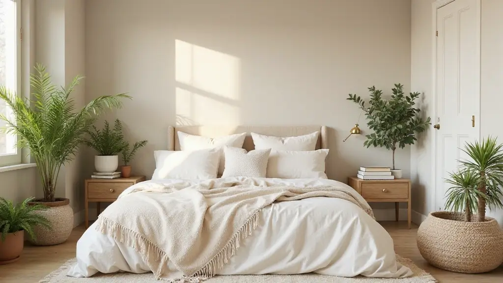 30 Cream Color Bedroom Ideas That Feel Soft, Bright & Welcoming 4 30 Cream Color Bedroom Ideas That Feel Soft, Bright & Welcoming