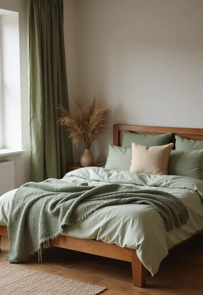 30 Cute Simple Bedroom Ideas That Prove Minimal Can Be Beautiful - 1. Soft Textures and Earthy Tones