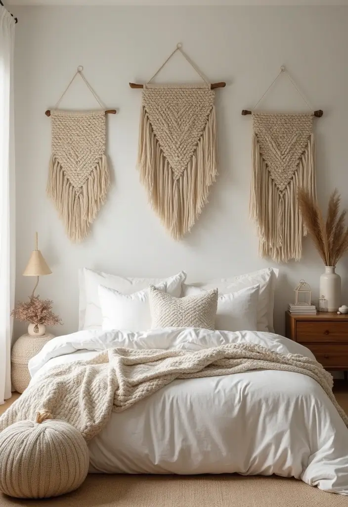 30 Cute Simple Bedroom Ideas That Prove Minimal Can Be Beautiful - 18. Woven Textiles