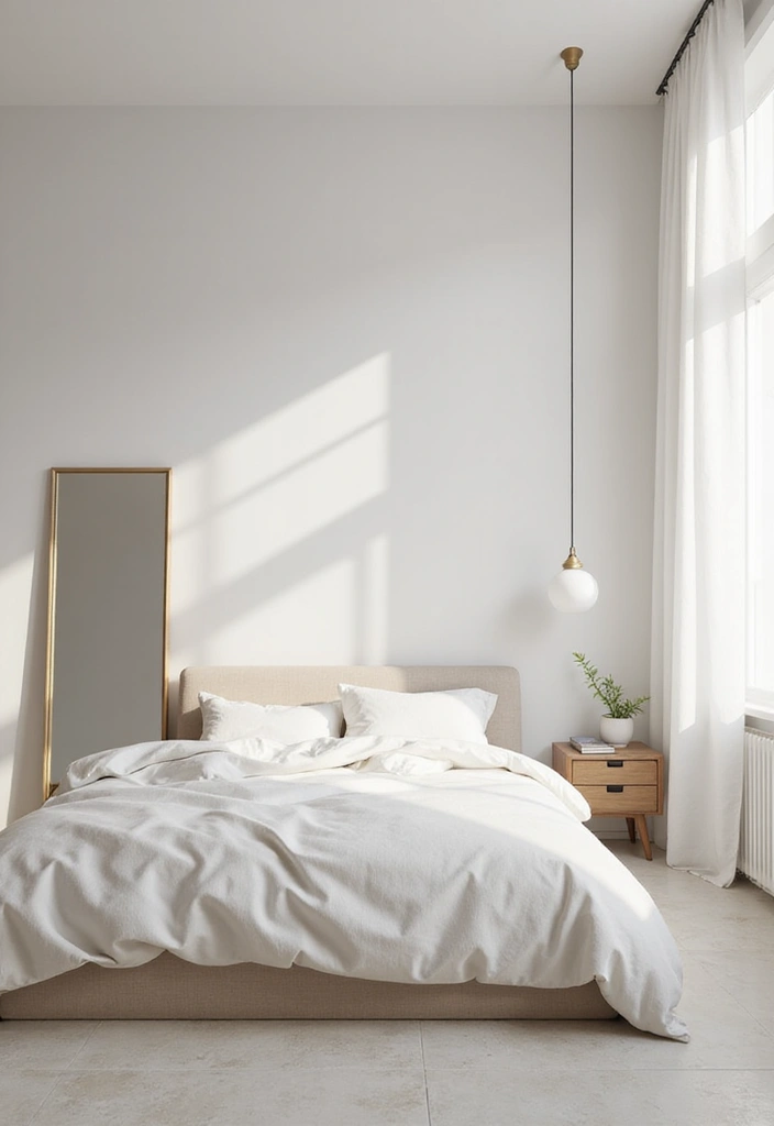 30 Cute Simple Bedroom Ideas That Prove Minimal Can Be Beautiful - 29. Incorporate Mirrors
