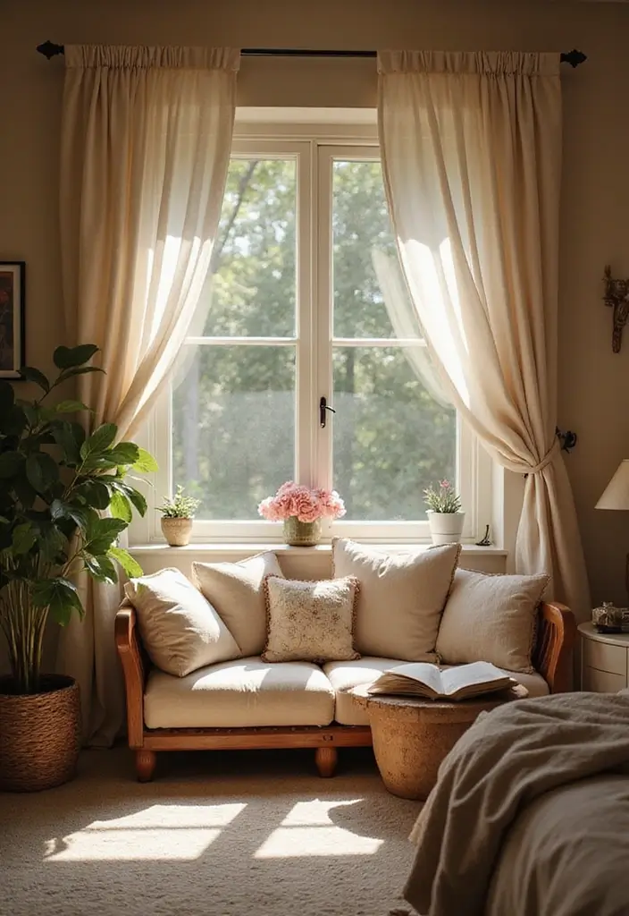 30 DIY Home Decor Easy Bedroom Craft Ideas You’ll Love Making - 19. Create a Cozy Reading Nook