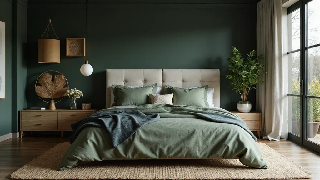 30 Dark Green Bedroom Ideas That Feel Cozy, Calm & Luxurious