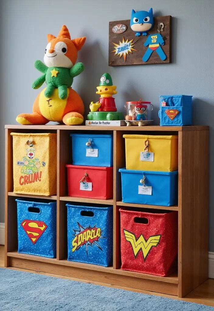 30 Marvel Bedroom Ideas Boy Rooms That Feel Heroic & Fun - 10. Creative Storage Solutions