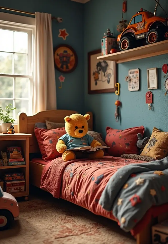 30 Monster Truck Bedroom Ideas That Kids Will Go Crazy For - 29. Adventure-Themed Books