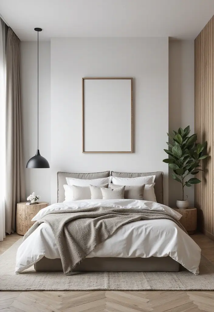 30 Organization Ideas for Bedroom That Keep Things Effortless - 12. Minimalist Design Elements