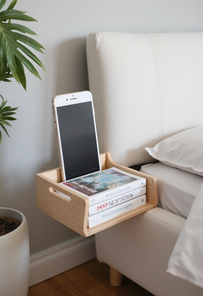 30 Organization Ideas for Bedroom That Keep Things Effortless - 14. Bedside Caddy