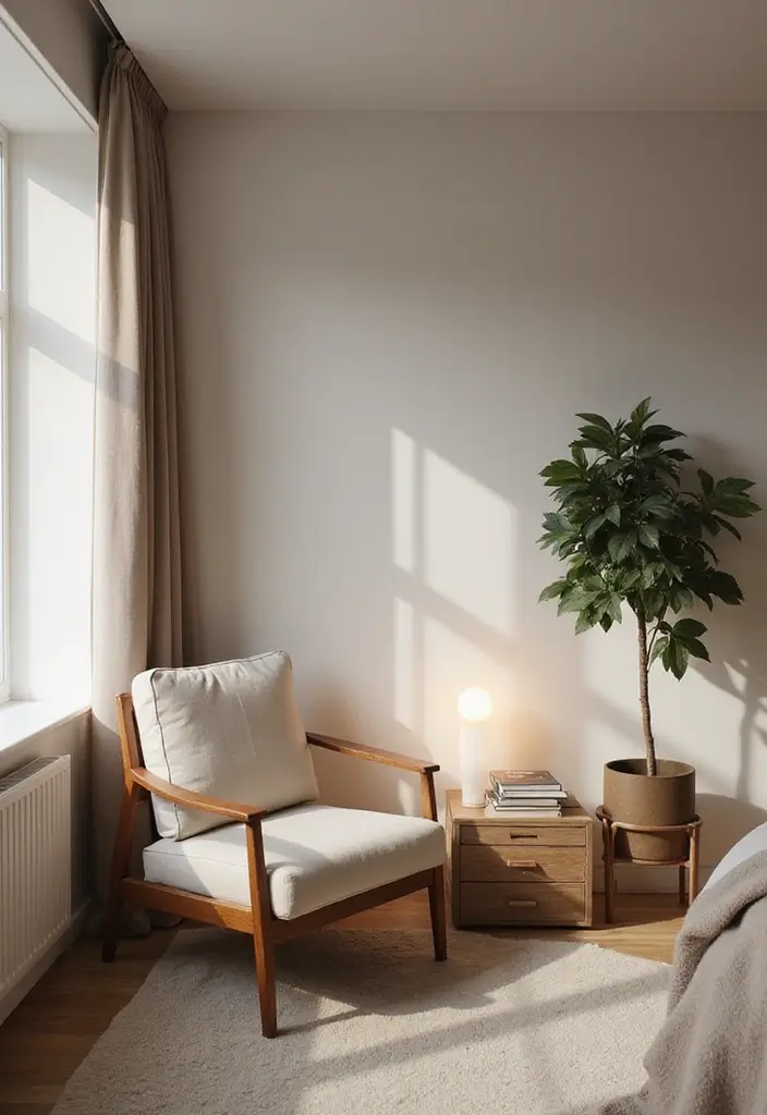 30 Organization Ideas for Bedroom That Keep Things Effortless - 17. Create a Reading Nook