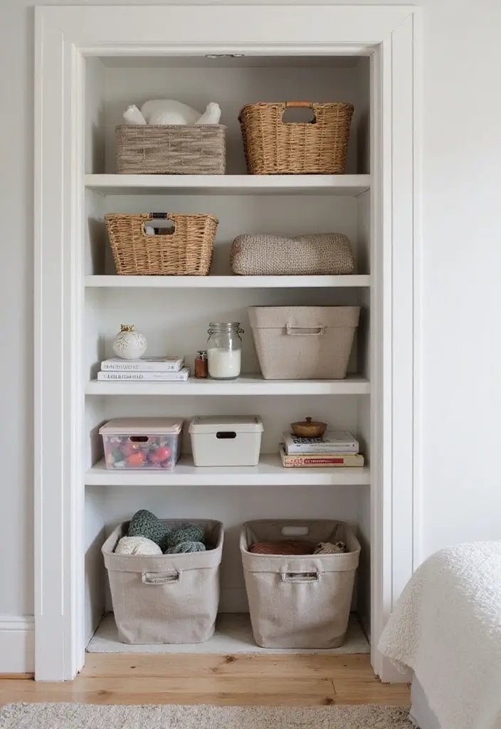 30 Organization Ideas for Bedroom That Keep Things Effortless - 20. Seasonal Storage Solutions