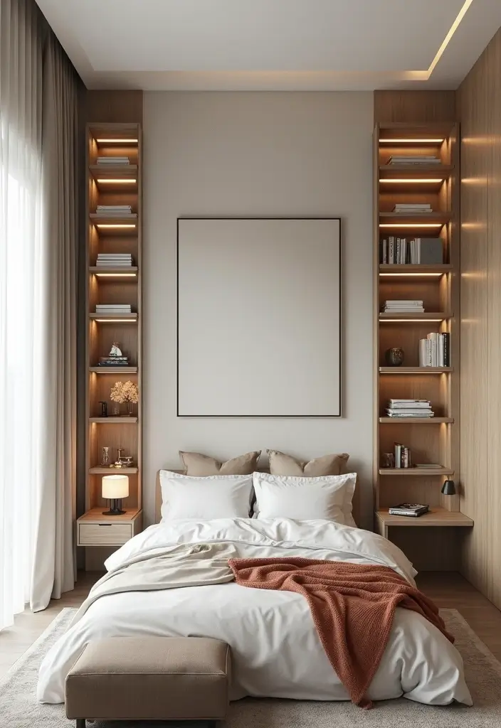 30 Organization Ideas for Bedroom That Keep Things Effortless - 26. Create Zones for Different Activities