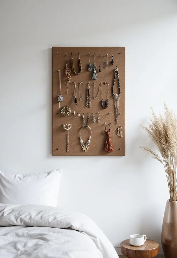 30 Organization Ideas for Bedroom That Keep Things Effortless - 6. Wall-Mounted Pegboards