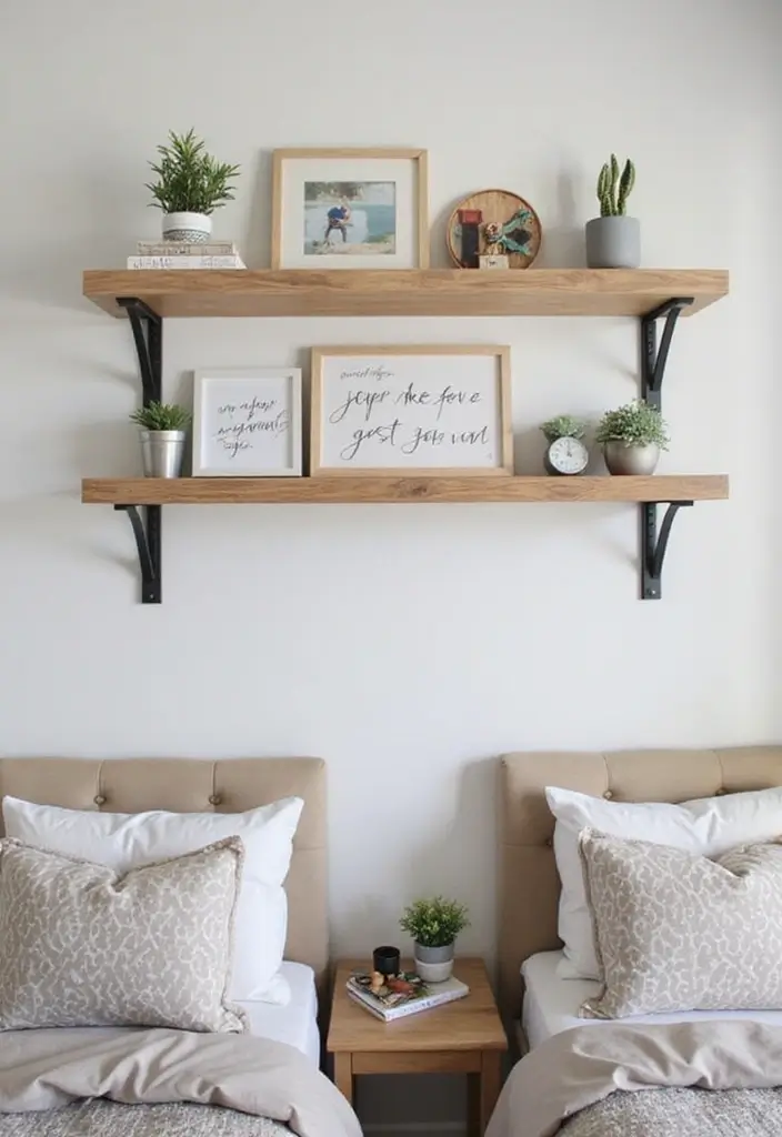 30 Teen Boys Shared Bedroom Ideas That Are Functional and Cool - 14. Bedside Organization