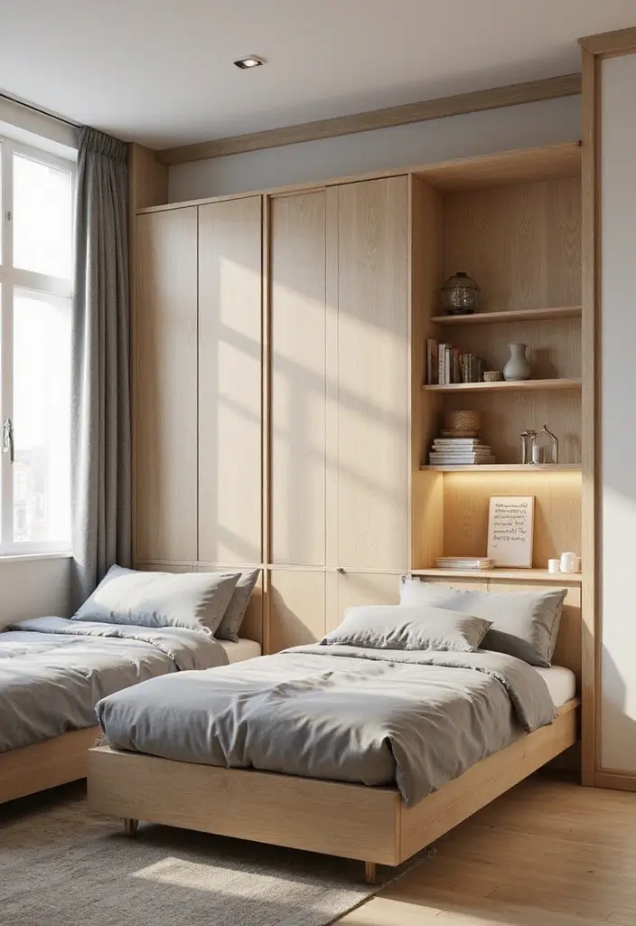 30 Teen Boys Shared Bedroom Ideas That Are Functional and Cool - 15. Modular Furniture