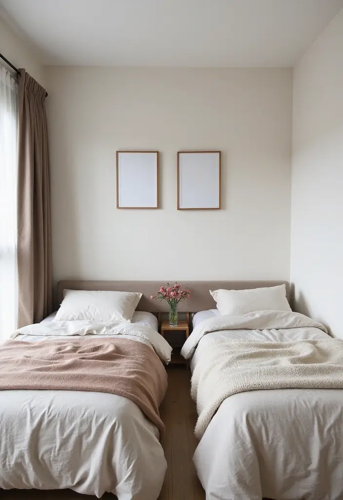 30 Teen Boys Shared Bedroom Ideas That Are Functional and Cool - 18. Minimalistic Approach