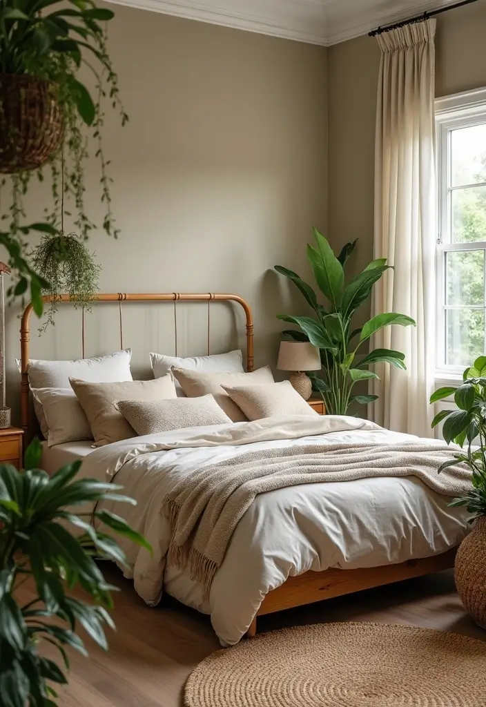 30 Teen Boys Shared Bedroom Ideas That Are Functional and Cool - 21. Nature-Inspired Decor