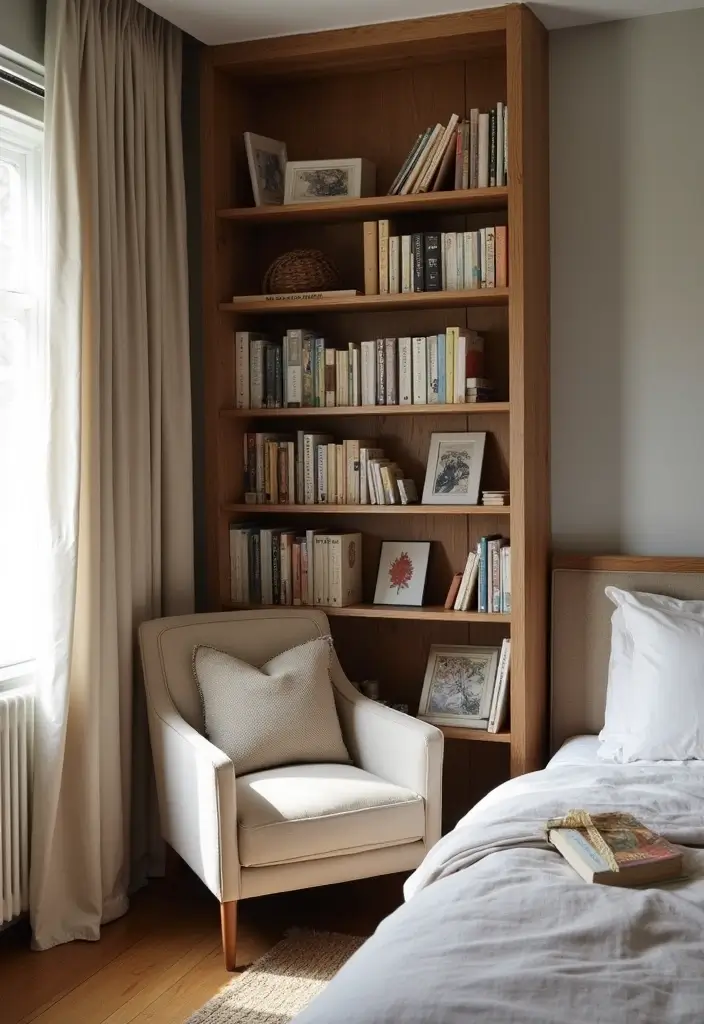 30 Teen Boys Shared Bedroom Ideas That Are Functional and Cool - 24. Shared Reading Corner