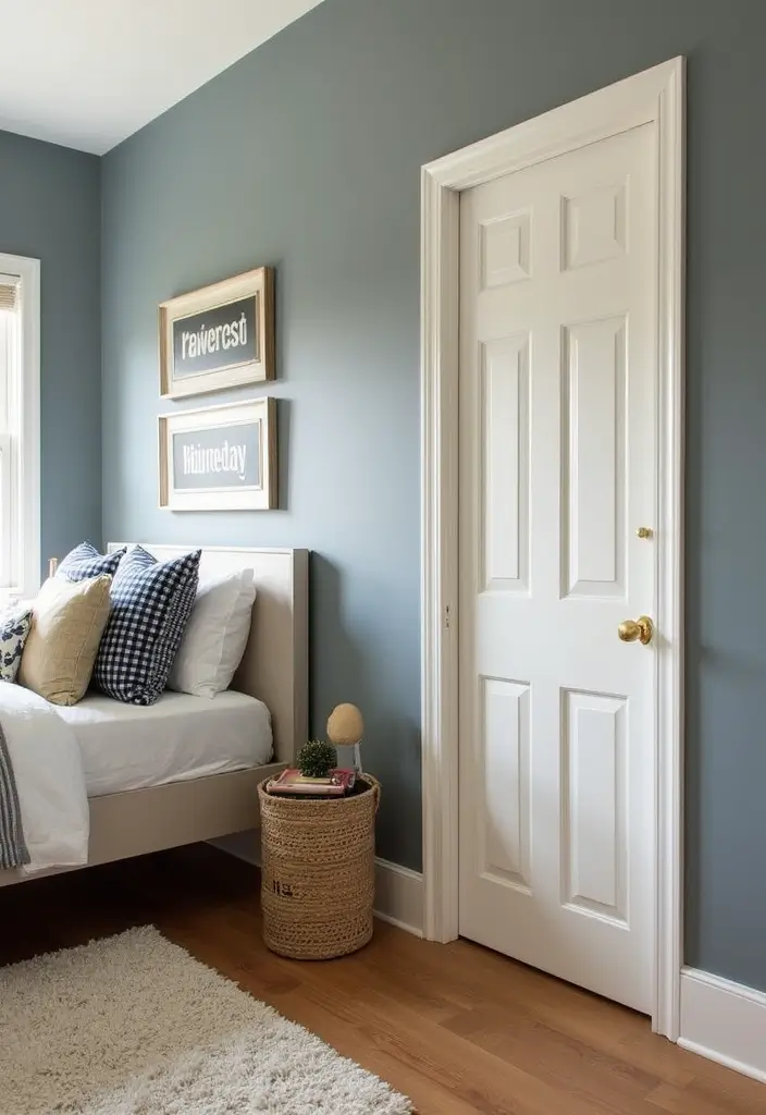 30 Teen Boys Shared Bedroom Ideas That Are Functional and Cool - 26. Custom Name Plates