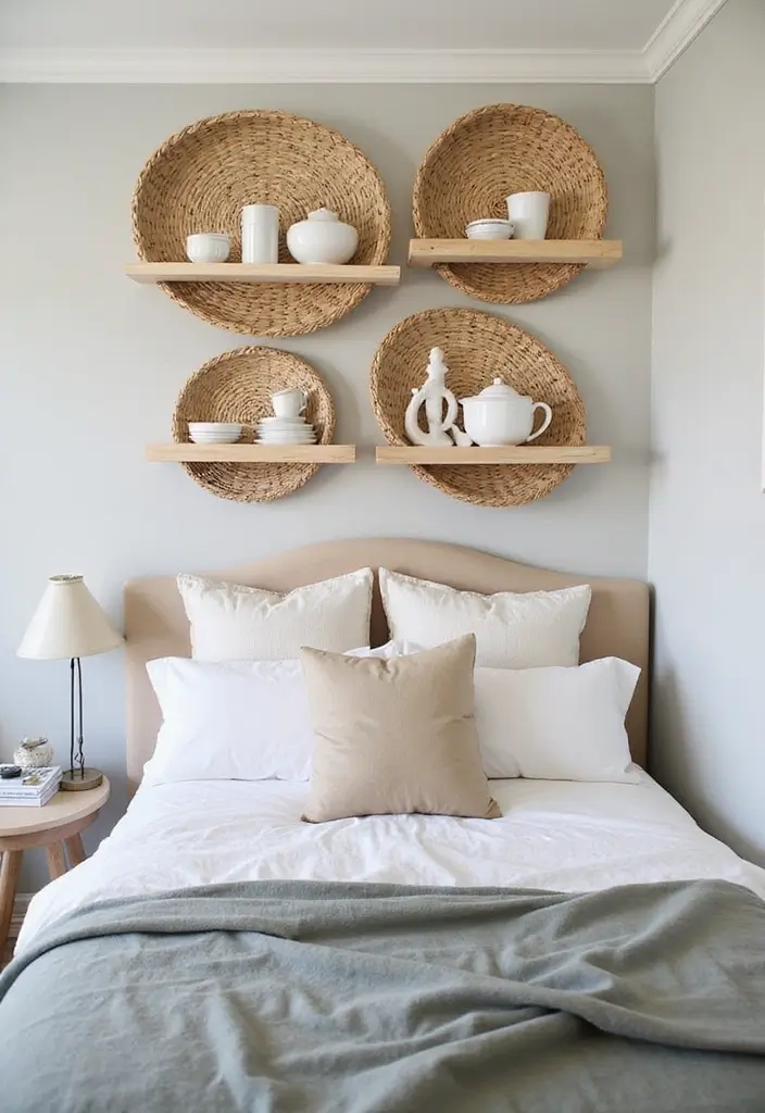 30 Teen Boys Shared Bedroom Ideas That Are Functional and Cool - 30. Wall-Mounted Baskets