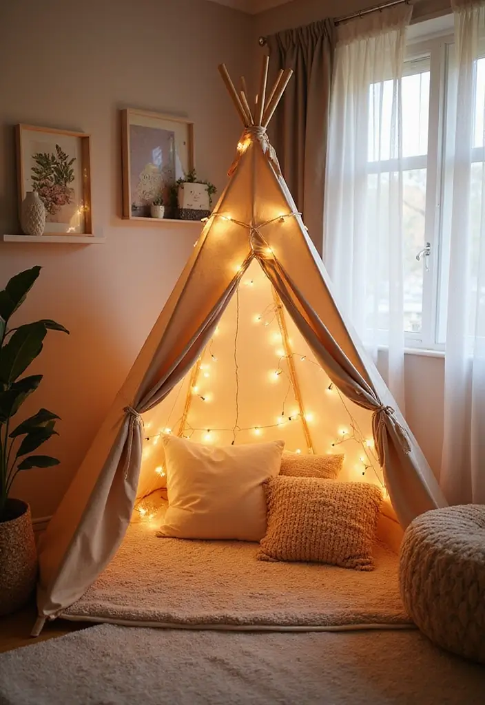 30 Toca Boca Big Family House Ideas Bedroom That Feel Fun & Cozy - 13. Indoor Tent Fun