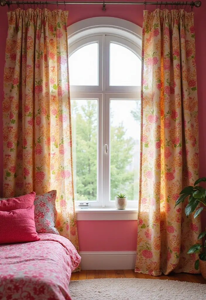 30 Toca Boca Big Family House Ideas Bedroom That Feel Fun & Cozy - 21. Colorful Curtains