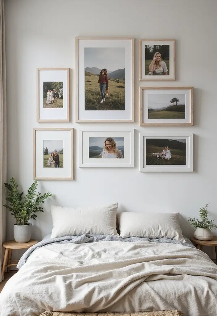 30 Victoria's Secret Bedroom Ideas That Feel Feminine & Glam - 21. Beautifully Framed Photos