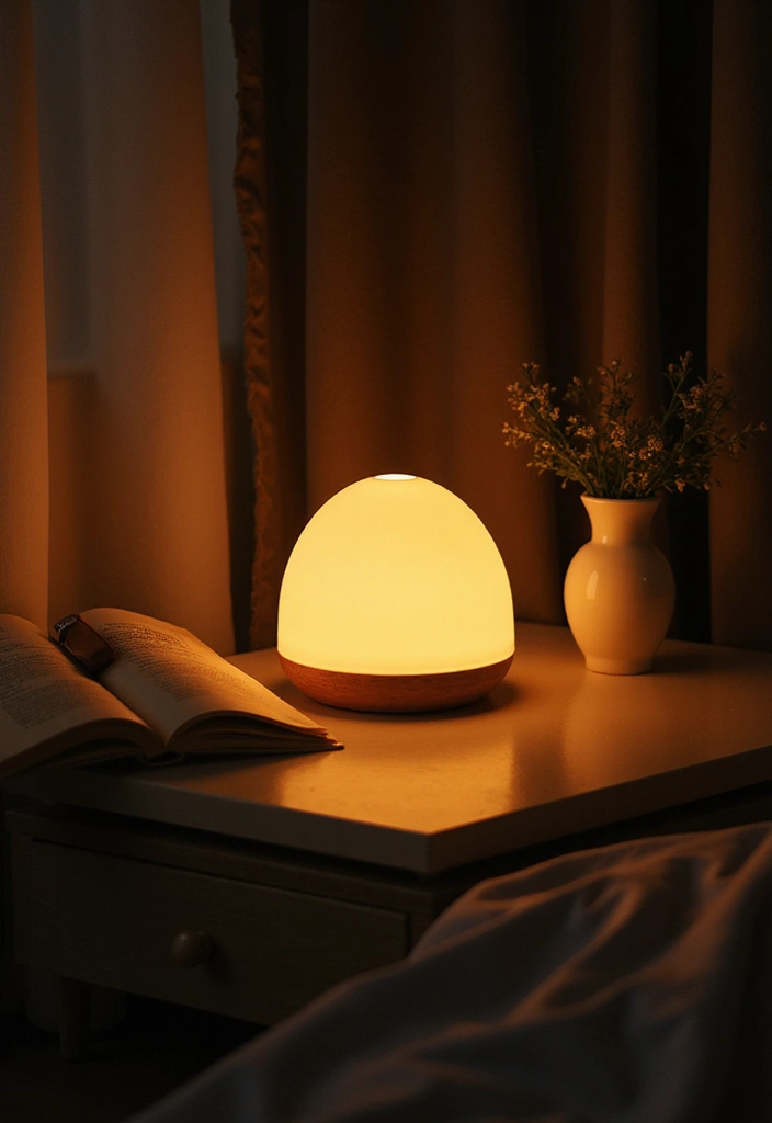 30 Victoria's Secret Bedroom Ideas That Feel Feminine & Glam - 23. Unique Night Light