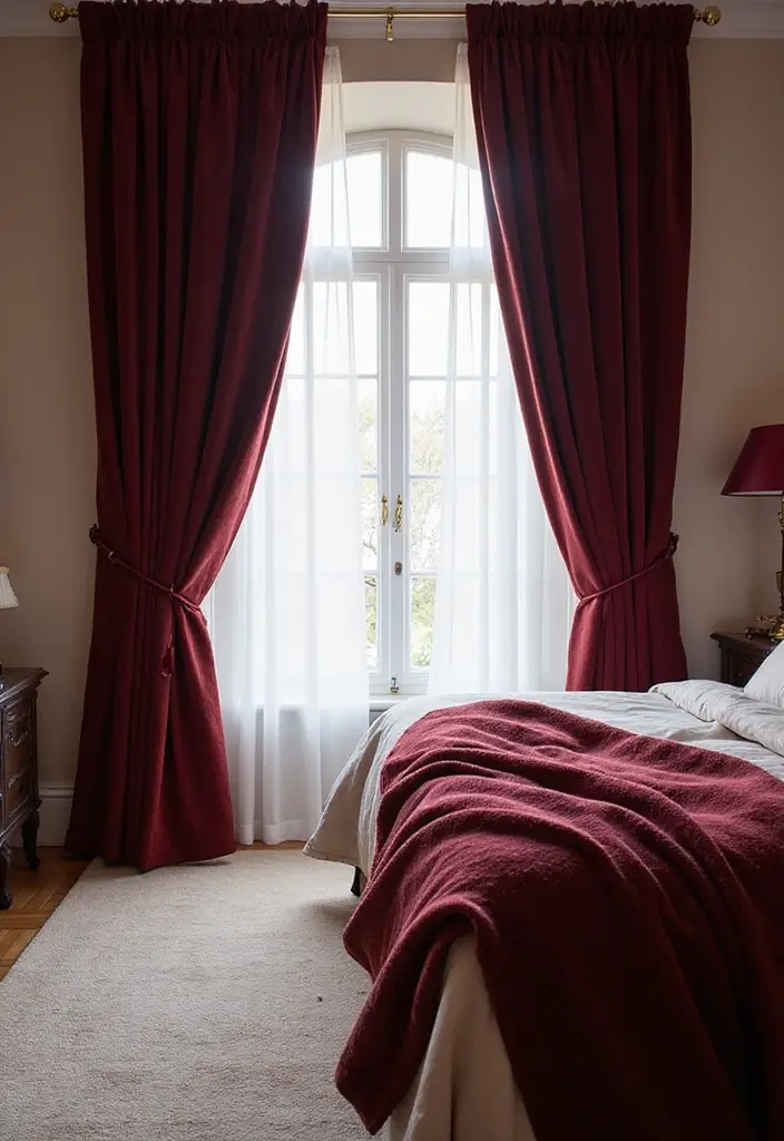 30 Victoria's Secret Bedroom Ideas That Feel Feminine & Glam - 3. Lush Velvet Drapes