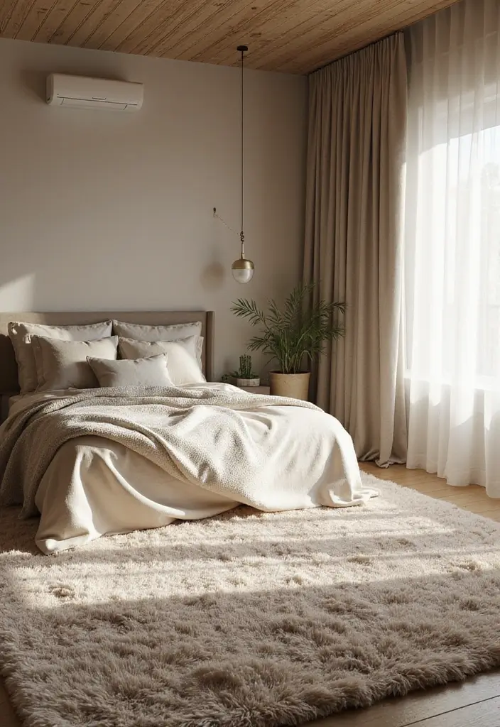 30 Victoria's Secret Bedroom Ideas That Feel Feminine & Glam - 8. Soft Area Rugs