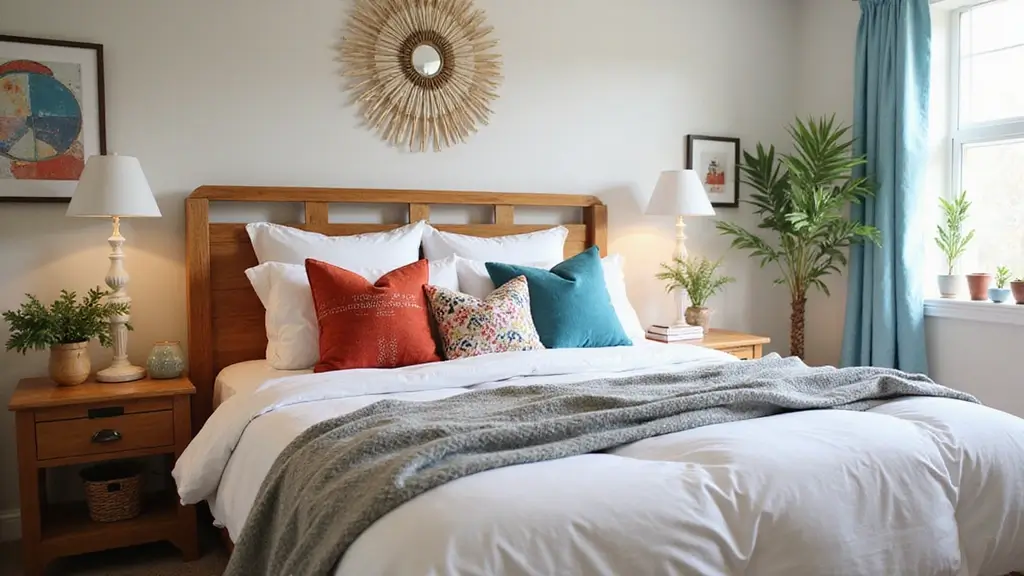 30 White Comforter Bedroom Ideas with Color That Feel Fresh & Inviting 7 30 White Comforter Bedroom Ideas with Color That Feel Fresh & Inviting