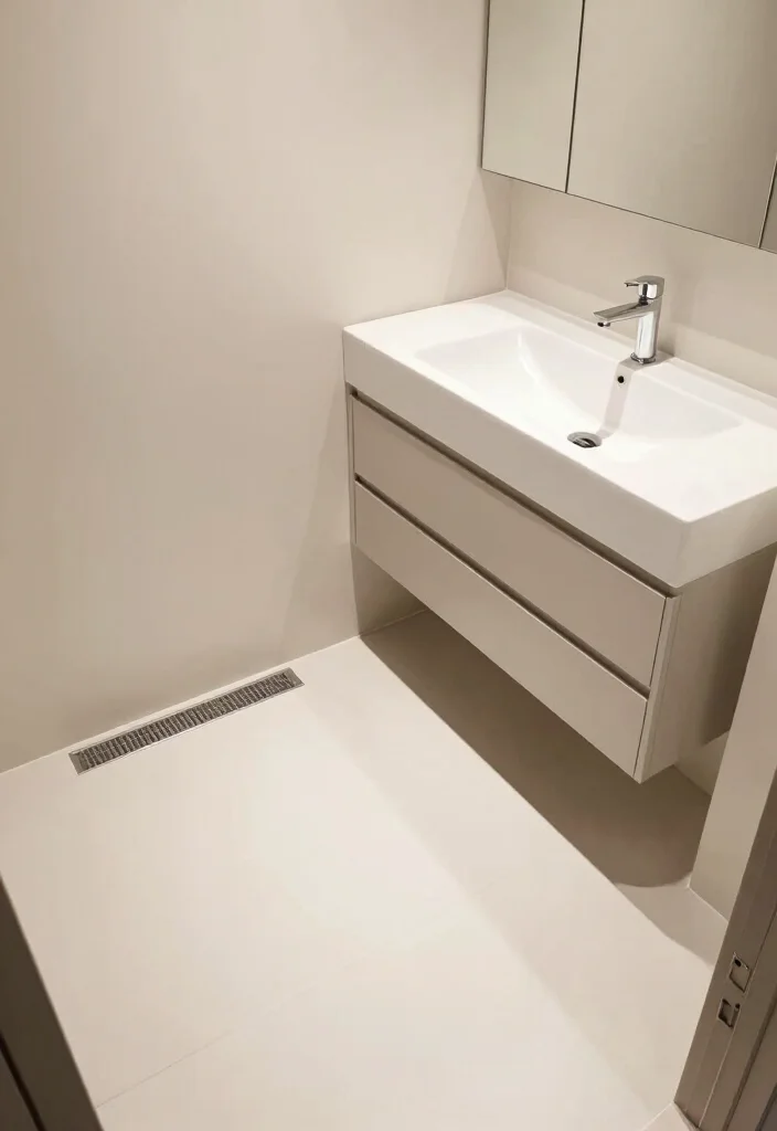 14 Bathroom Drain Ideas For Better Function - 3. Drainage Solutions for Small Bathrooms 1