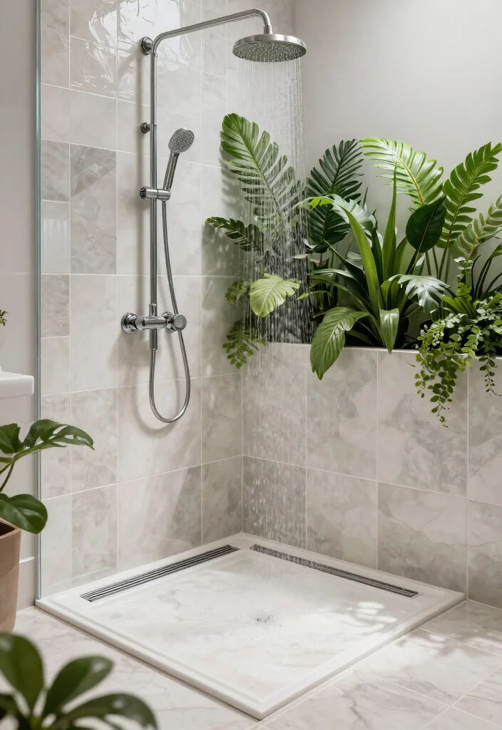 14 Bathroom Drain Ideas For Better Function - 8. Drainage Solutions for Showers 1