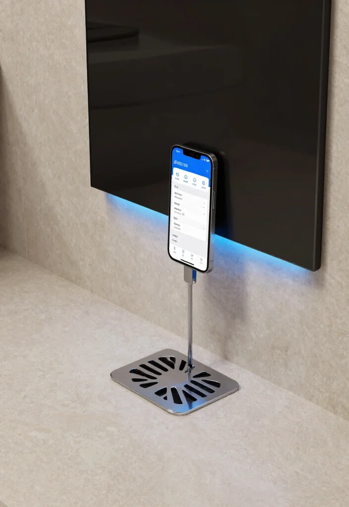 14 Bathroom Drain Ideas For Better Function - 9. Smart Drain Technology 1