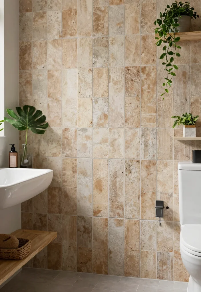 14 Brick Tile Bathroom Ideas With Rustic Texture - 13. Eco-Friendly Brick Options 1