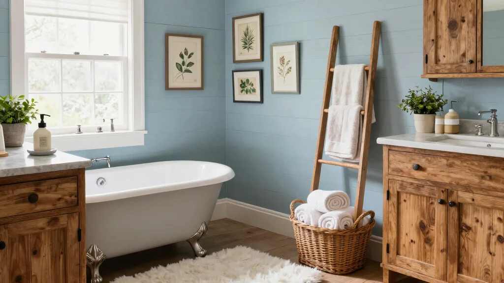 14 Country Bathroom Decor Ideas With Cozy Charm