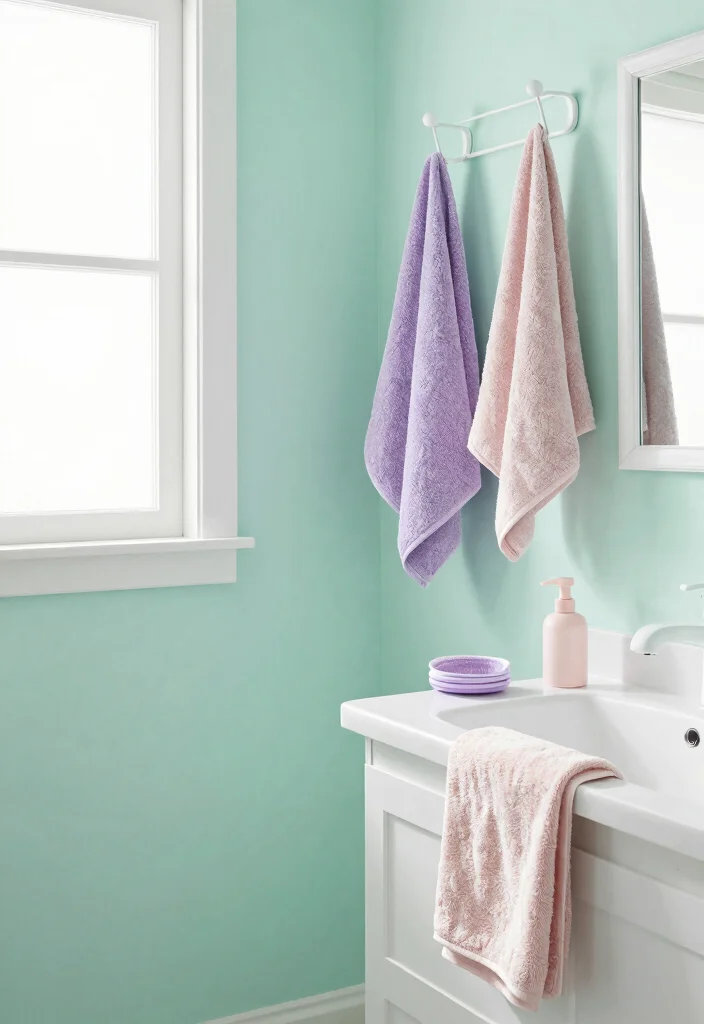 14 Fairy Bathroom Ideas With Whimsical Charm - 9. Soft Color Palettes 1