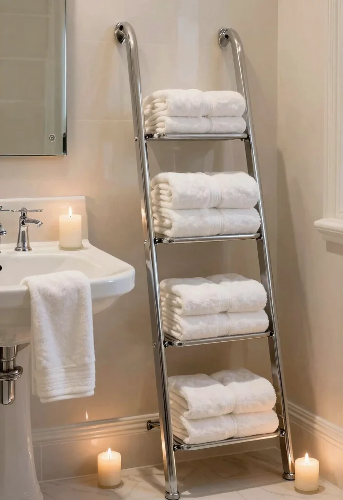 14 Rain Shower Bathroom Ideas For Spa Vibes - 9. Elegant Accessories for a Touch of Luxury 1