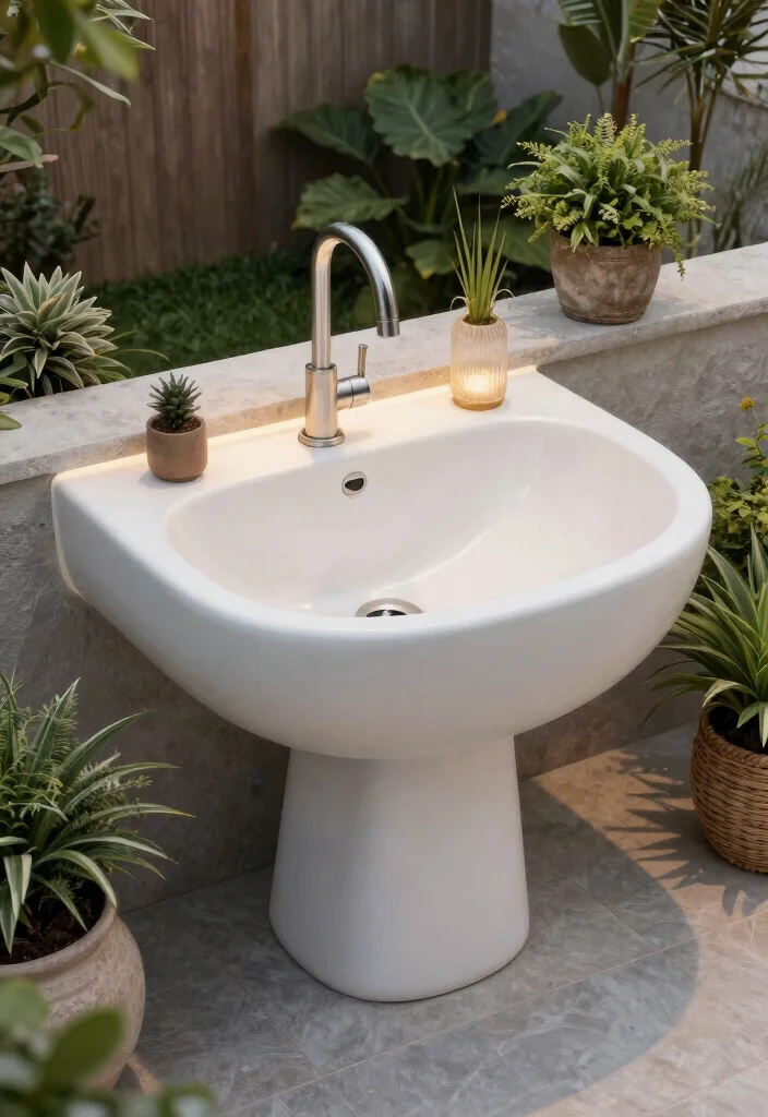 14 Sink Outside Bathroom Ideas For Modern Layouts - 13. Custom-Built Sinks 1