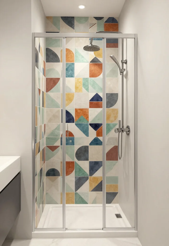 14 Small Bathroom With Shower Ideas That Feel Open - 7. Unique Shower Designs 1