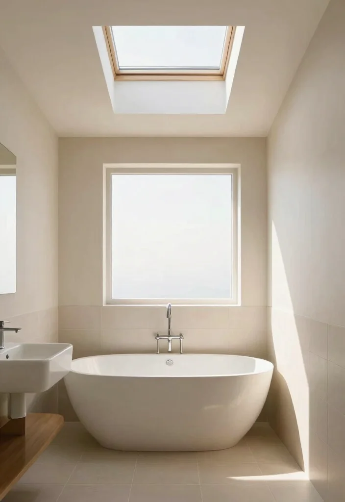 14 Small Bathroom With Shower Ideas That Feel Open - 8. Natural Light Enhancement 1