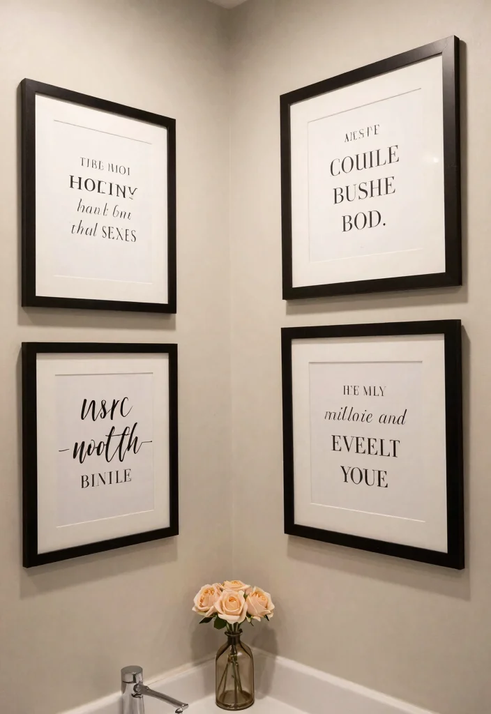14 Staff Bathroom Ideas That Are Practical And Clean - 12. Inspirational Quotes 1