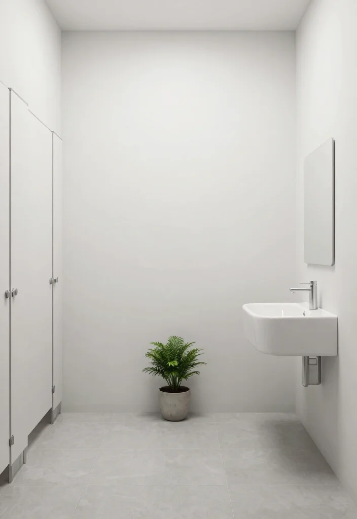 14 Staff Bathroom Ideas That Are Practical And Clean - 7. Minimalist Design 1