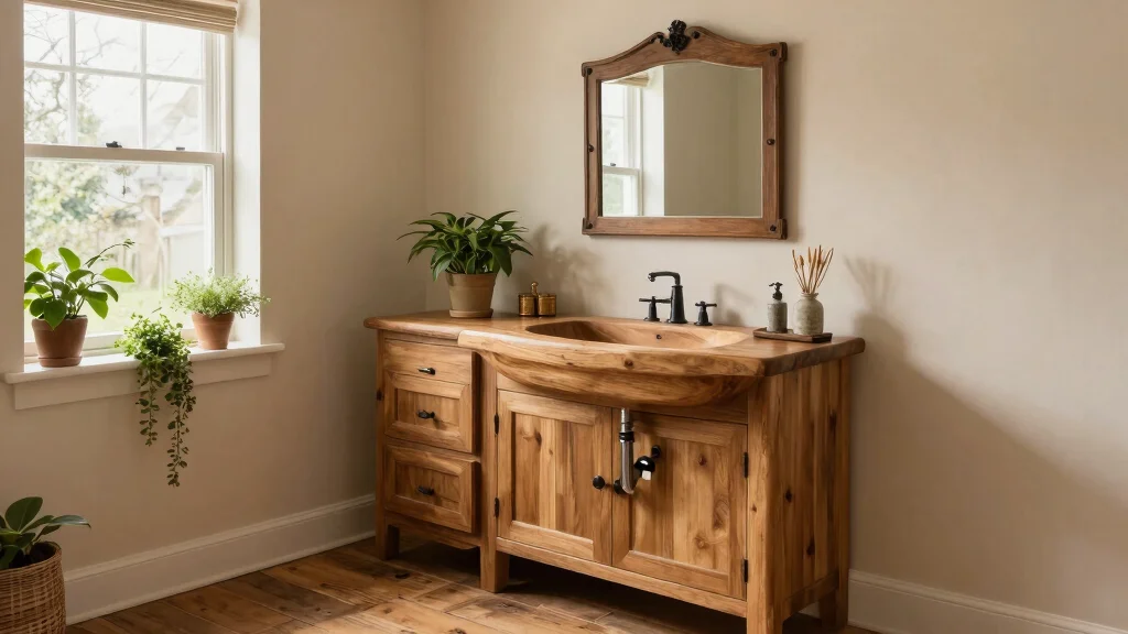 14 Wood Sink Bathroom Ideas With Natural Beauty