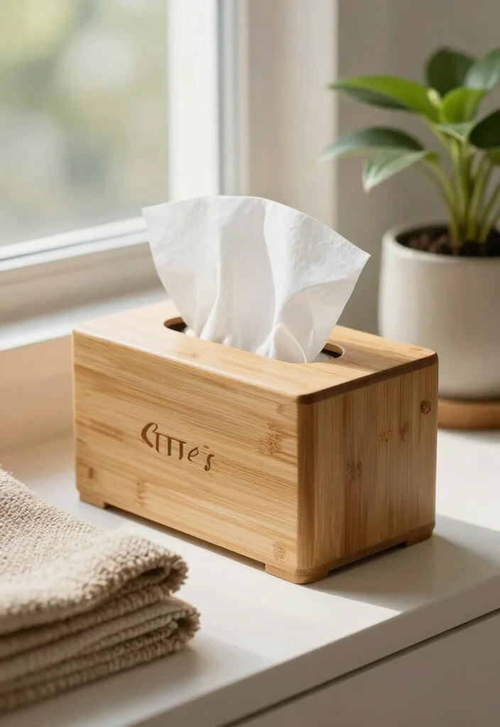 15 Bathroom Tissue Holder Ideas With Style - 1. Bamboo Bliss 1
