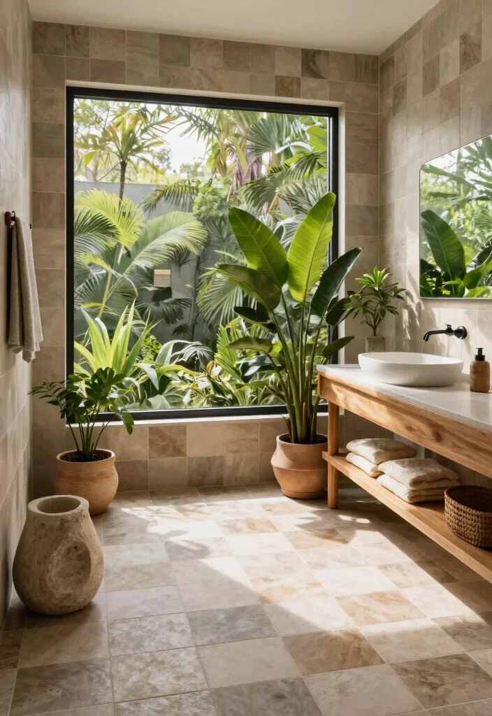 15 Checkered Tile Bathroom Ideas With Vintage Charm - 15. Elegant Outdoor Inspirations 1