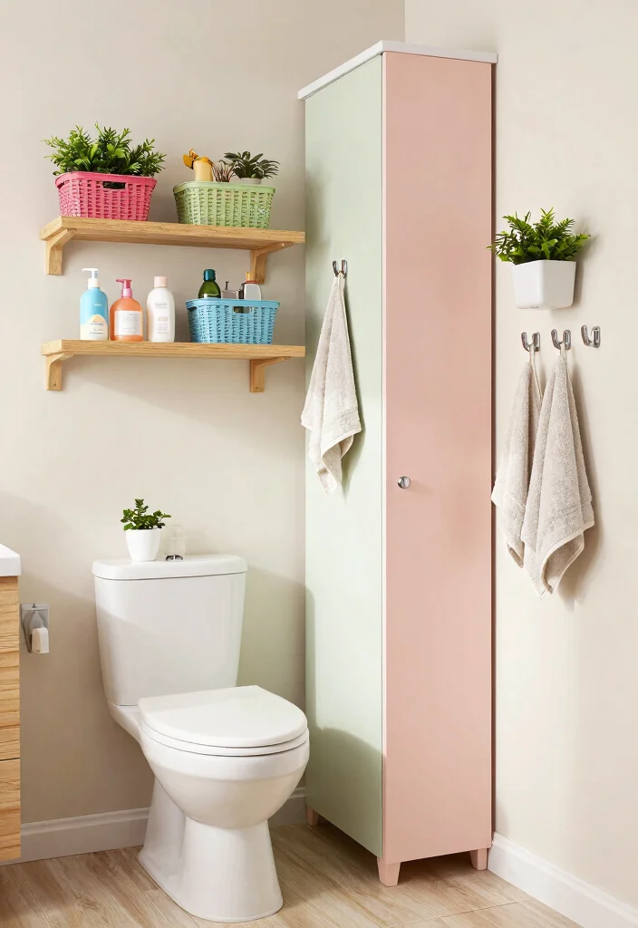 15 Mobile Home Bathroom Ideas For Small Spaces - 1. Utilize Vertical Storage 1