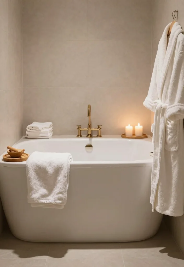 15 Small Bathroom Ideas With A Bathtub That Actually Work - 15. Spa-Inspired Bathtub Retreat 1